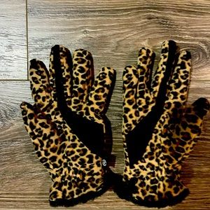 cheetah mittens medium women dmart finger for phone texting